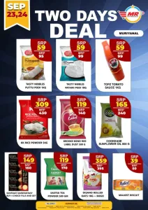2 days offer flyer cover