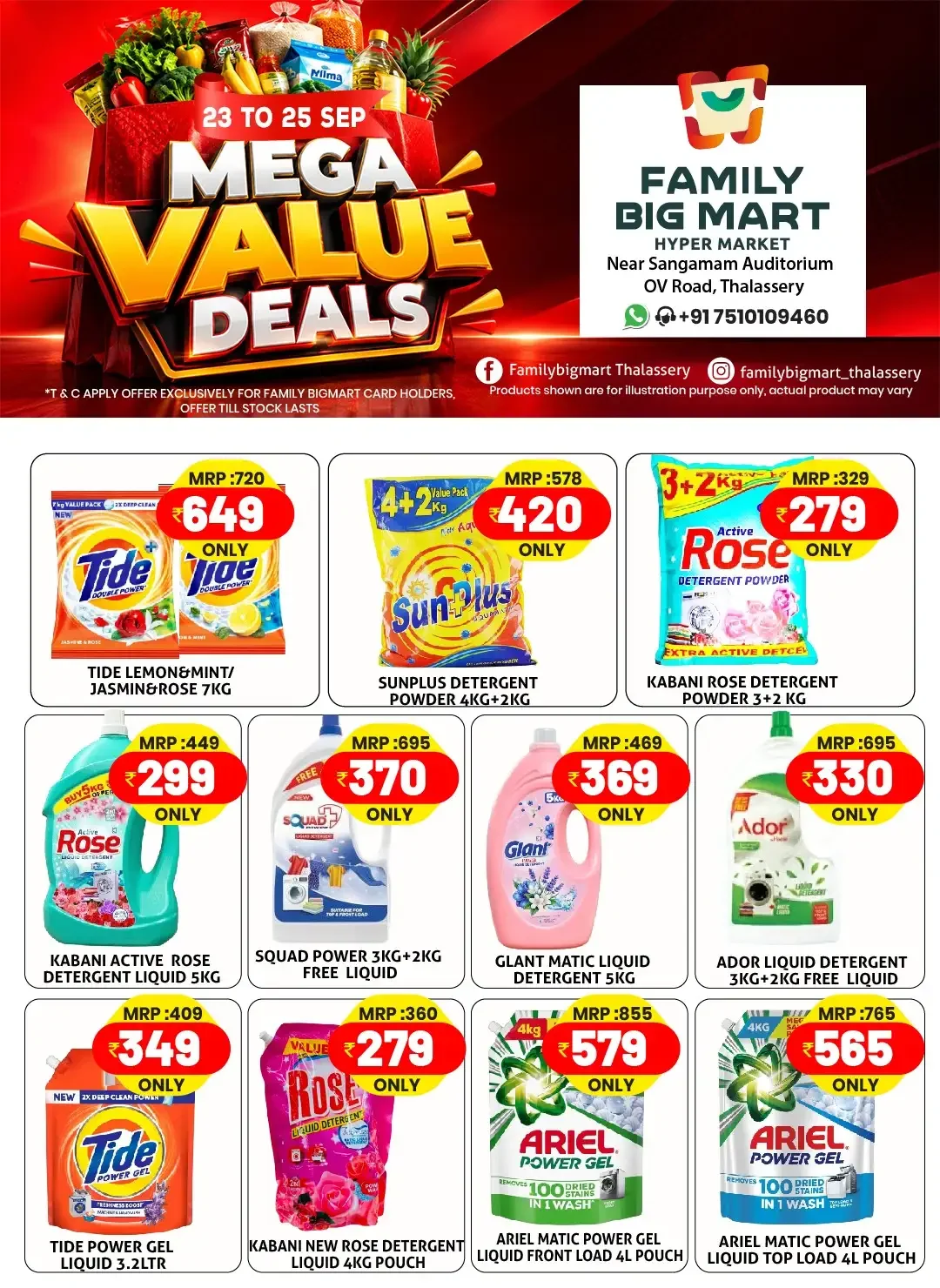 Family Big Mart Thalassery Mega Value Deals page 5