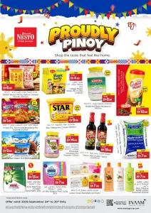 Nesto Proudly Pinoy Offers & Special Deals flyer cover