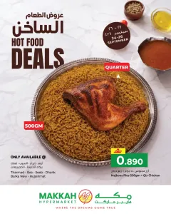 Makkah Hypermarket Hot Food Deals | Latest Offers flyer cover
