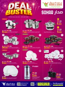 Mark & Save Sohar Deal Buster | Kitchenware Offers flyer cover