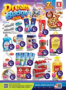 Safari Mall Sharjah Dream Budget Deals flyer cover