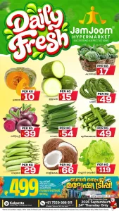 Daily fresh flyer cover