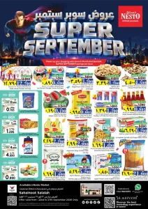 Nesto Super September | Offers & Deals flyer cover