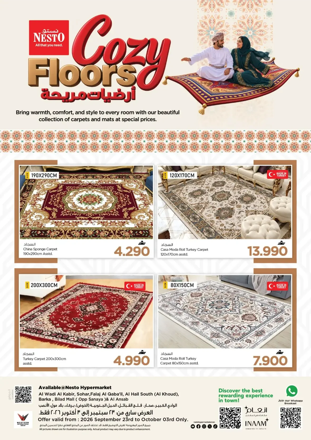 Nesto Cozy Floors | Offers & Promotions page 1