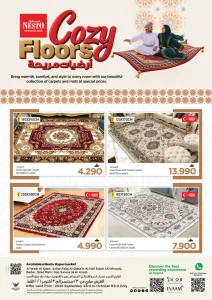 Nesto Cozy Floors | Offers & Promotions flyer cover