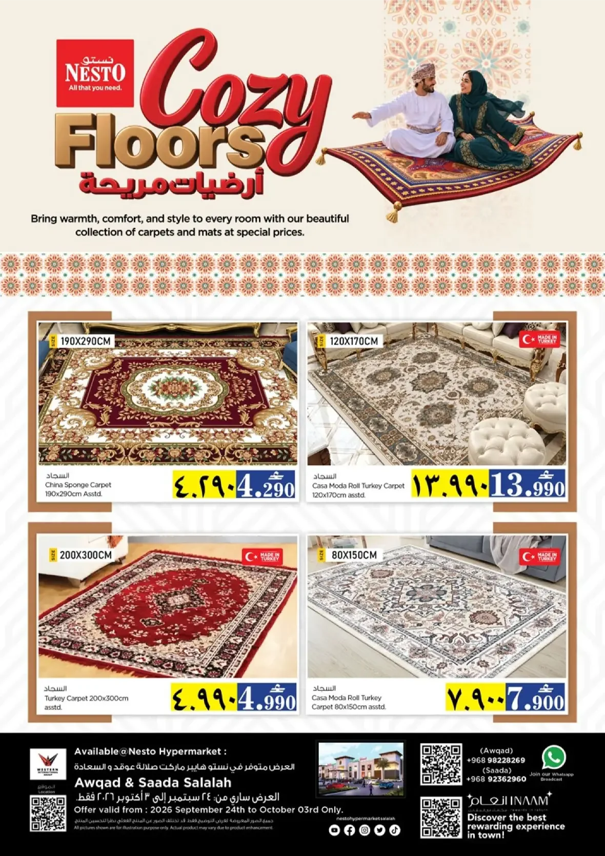 Nesto Cozy Floors | Offers & Promotions page 1