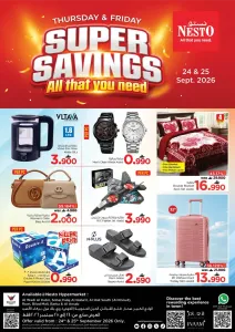 Nesto Super Savings | Offers & Deals flyer cover