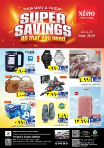 Nesto Super Savings | Offers & Deals flyer cover