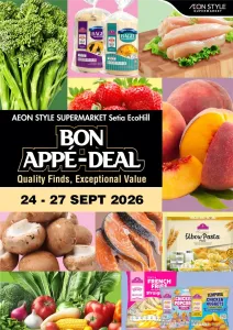 AEON STYLE Setia EcoHill Bon Appé-Deal Offers flyer cover