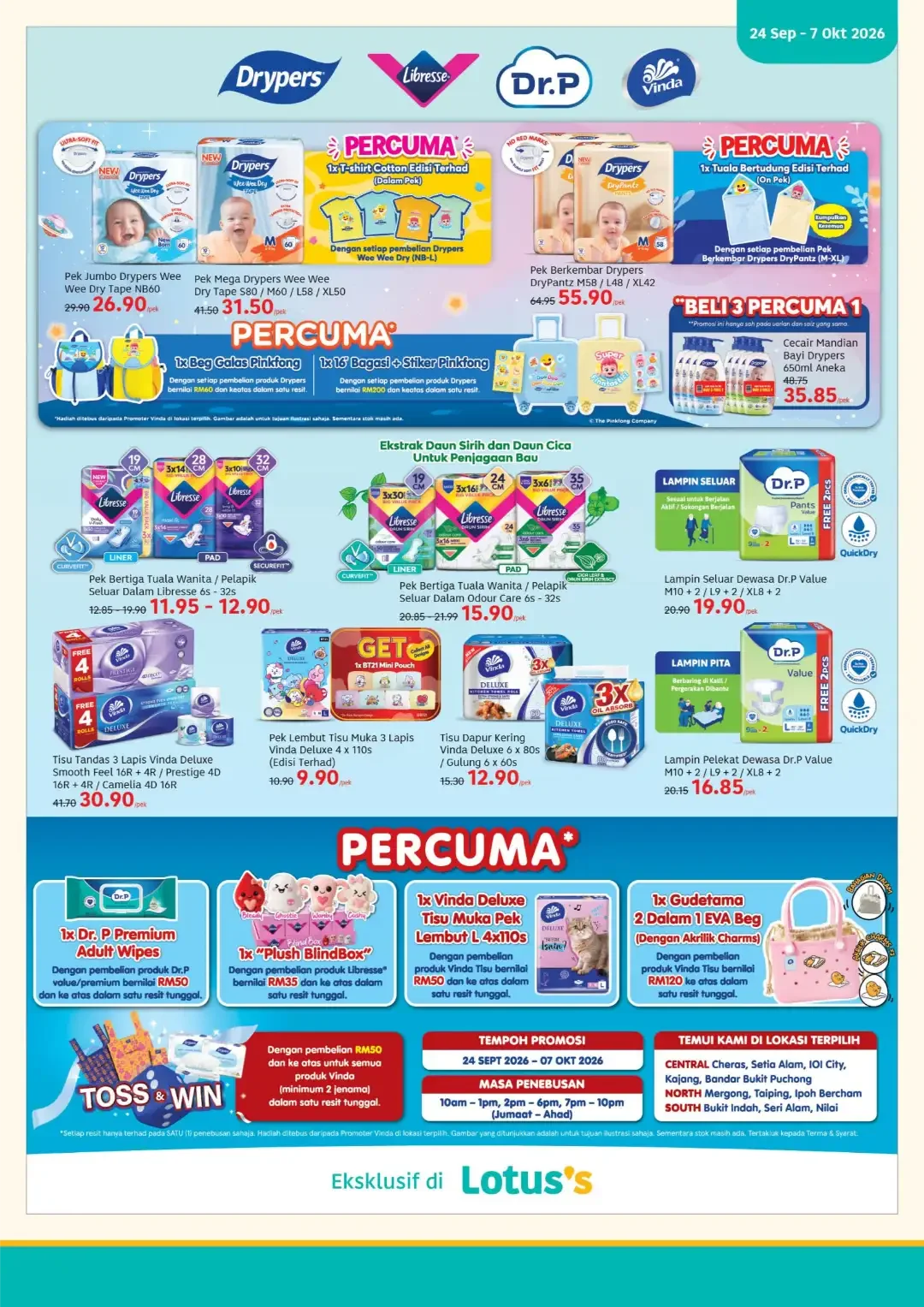 Lotus's Poket Lega Hati Tenang Promotion | Latest Catalogue page 27