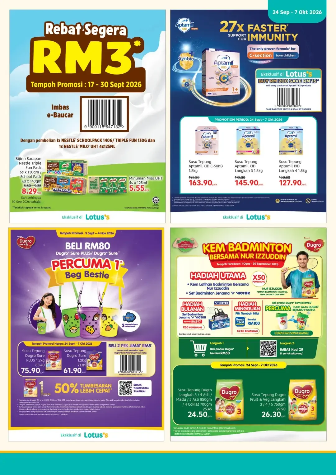 Lotus's Poket Lega Hati Tenang Promotion | Latest Catalogue page 23