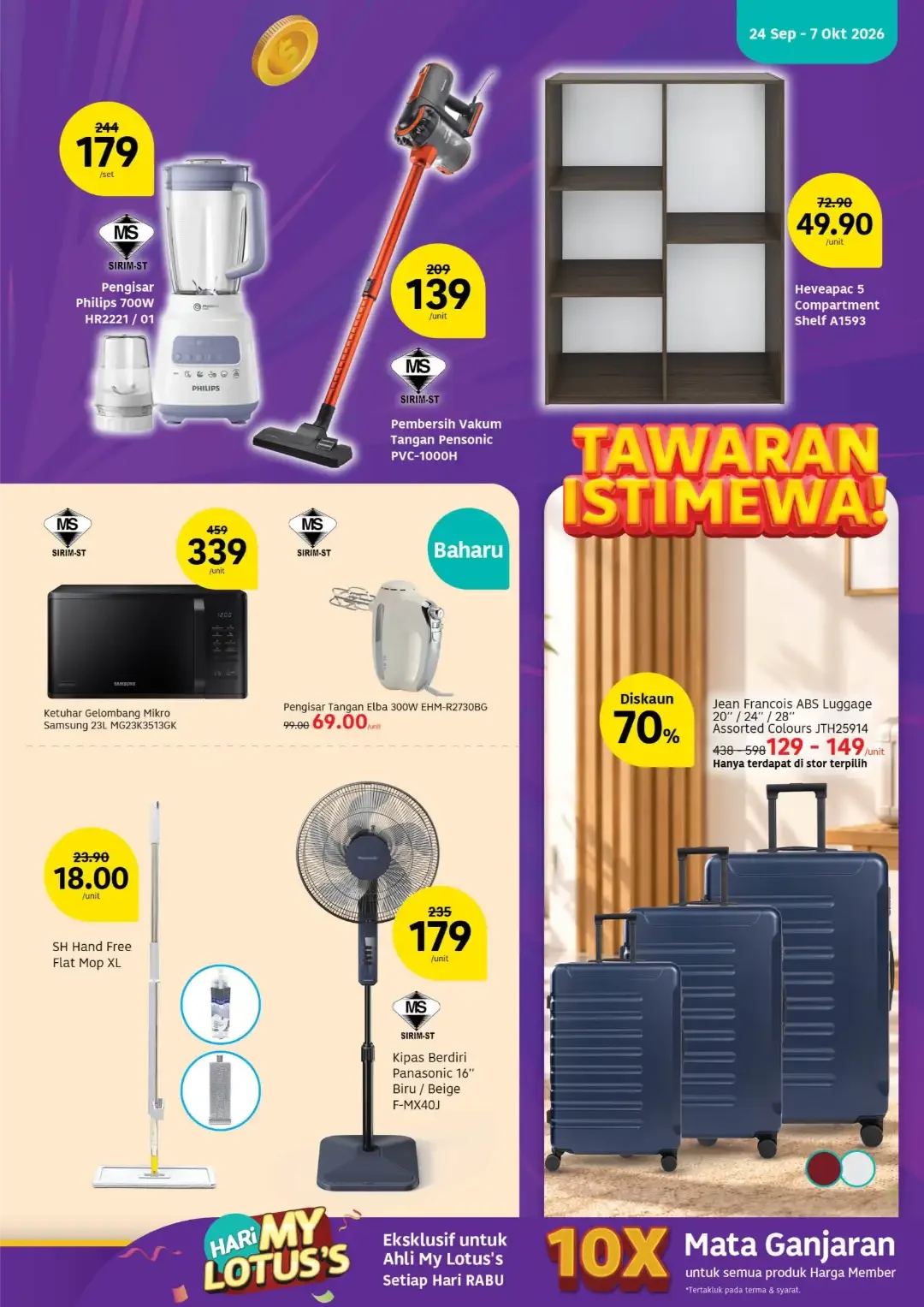 Lotus's Poket Lega Hati Tenang Promotion | Latest Catalogue page 17