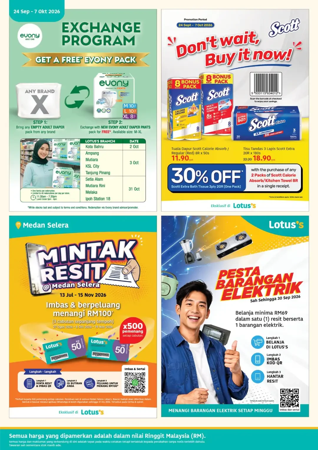 Lotus's Poket Lega Hati Tenang Promotion | Latest Catalogue page 26