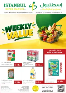 Istanbul Supermarket Weekly Value Offers flyer cover
