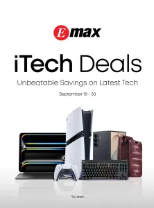 Emax iTech Deals | Tech Offers & Promotions flyer cover
