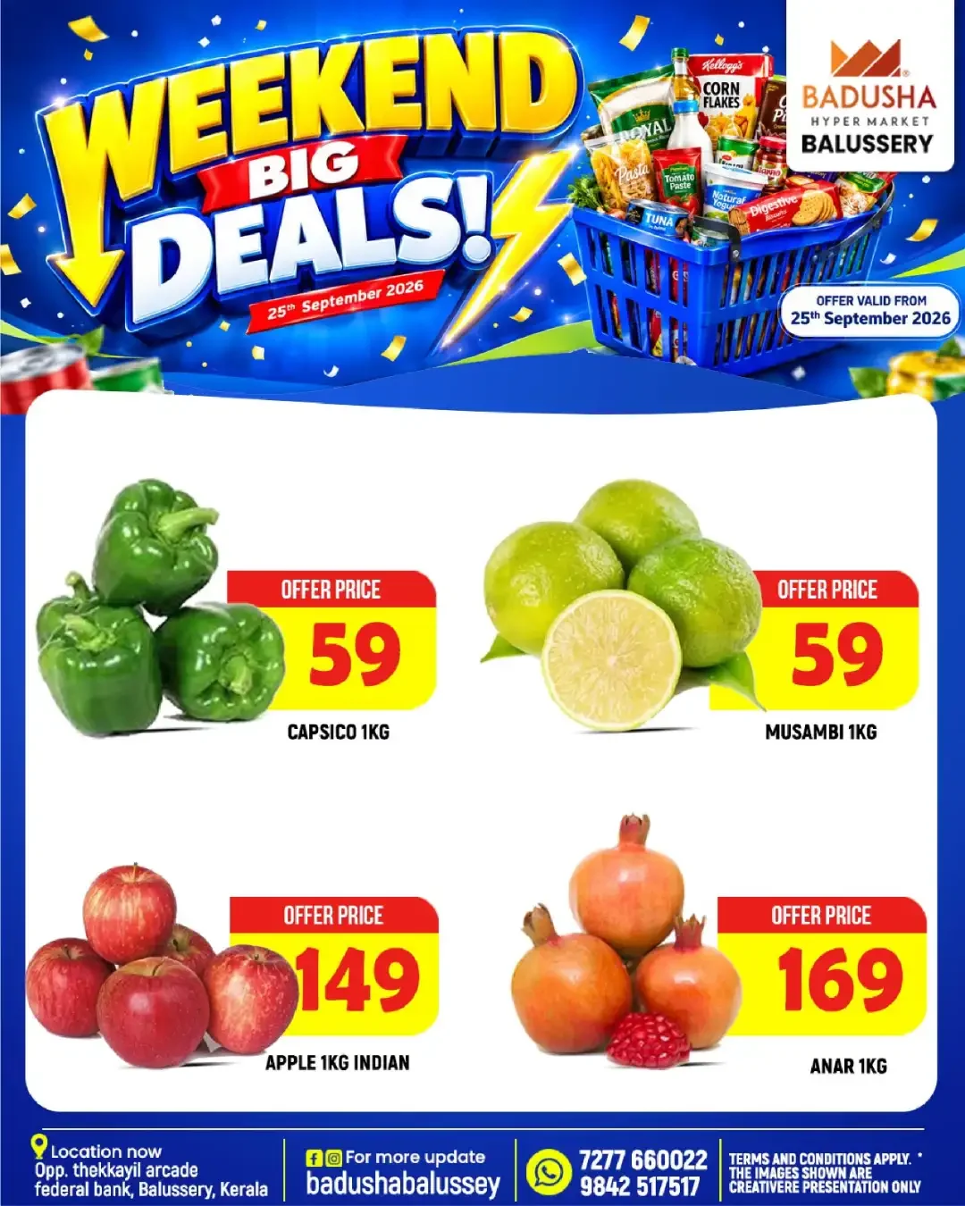 Badusha Hyper Market Balussery Weekend Big Deals page 4