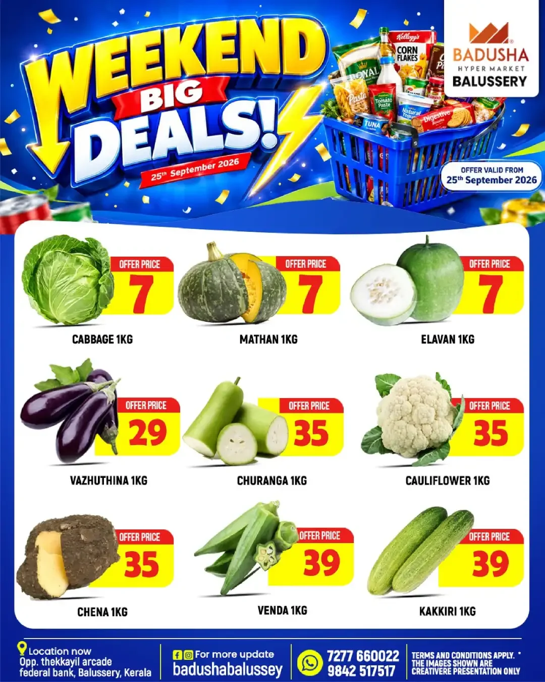 Badusha Hyper Market Balussery Weekend Big Deals page 3