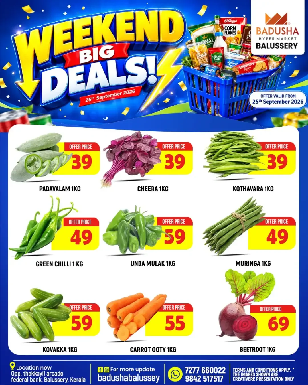 Badusha Hyper Market Balussery Weekend Big Deals page 5