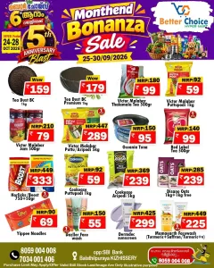 Better Choice Kizhissery Month End Bonanza Sale flyer cover