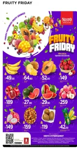 Fruity Friday flyer cover