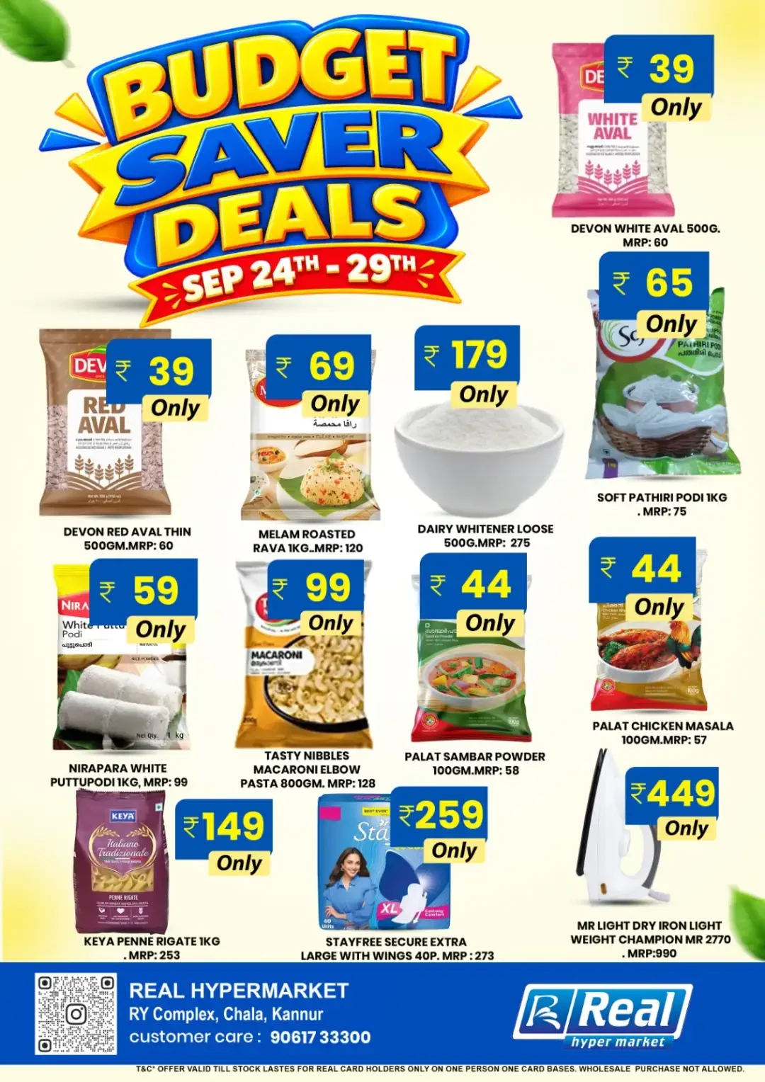 Real Hypermarket Chala Budget Saver Deals page 1