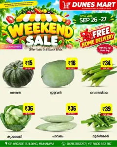 Weekend saver flyer cover