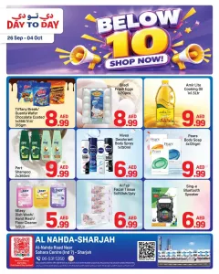 Day To Day Al Nahda Sharjah Below 10 Offers flyer cover
