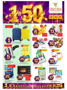 Mark & Save 1 To 50 Deals & Offers flyer cover