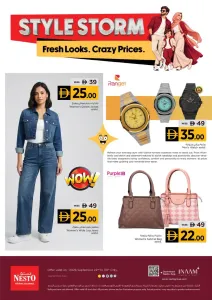 Nesto Style Storm Offers & Deals flyer cover