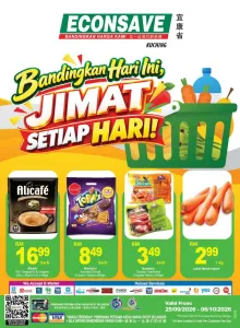 Econsave Kuching | Latest Promotion & Catalogue flyer cover