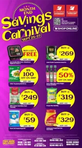 Kalyan Thrissur Month End Savings Carnival | Offers flyer cover