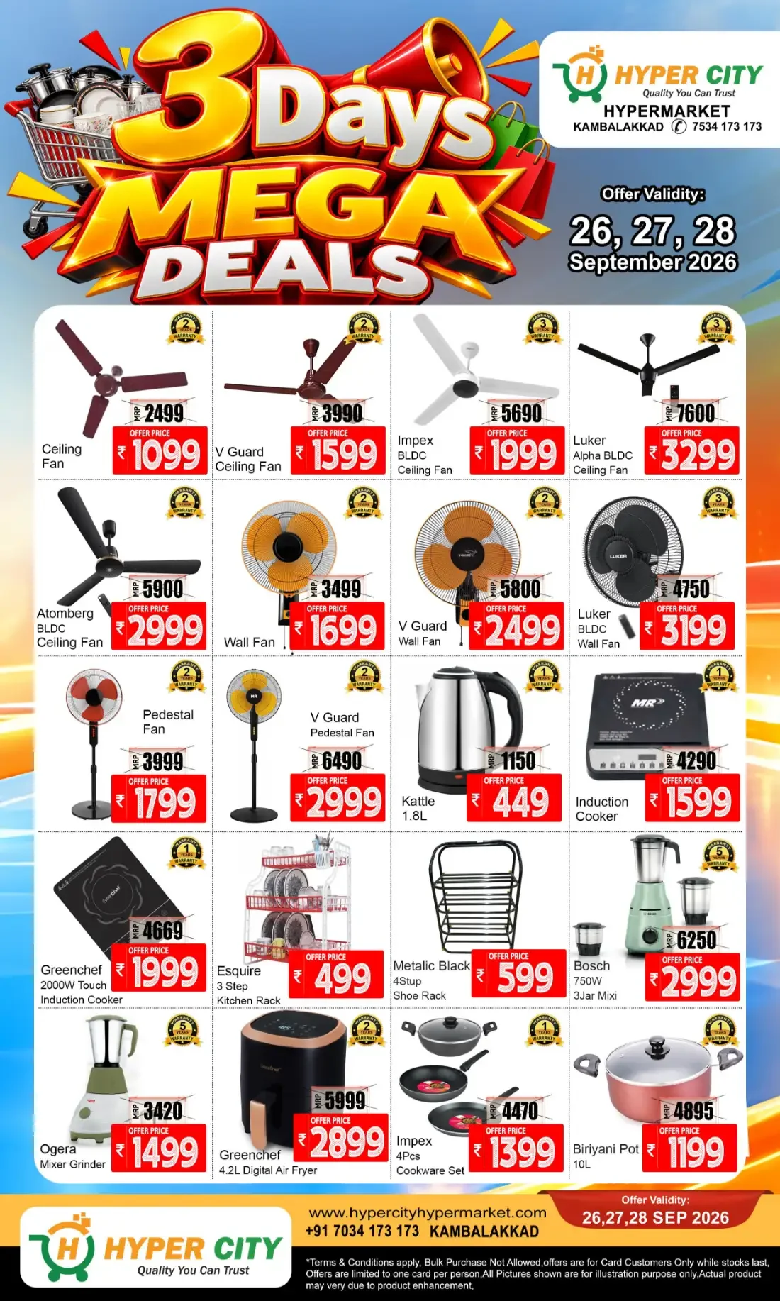 Hyper City Kambalakkad 3 Days Mega Deals page 1
