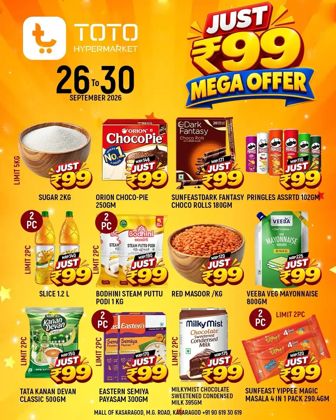 TOTO Hypermarket Kasaragod Just ₹69 Mega Offer page 3