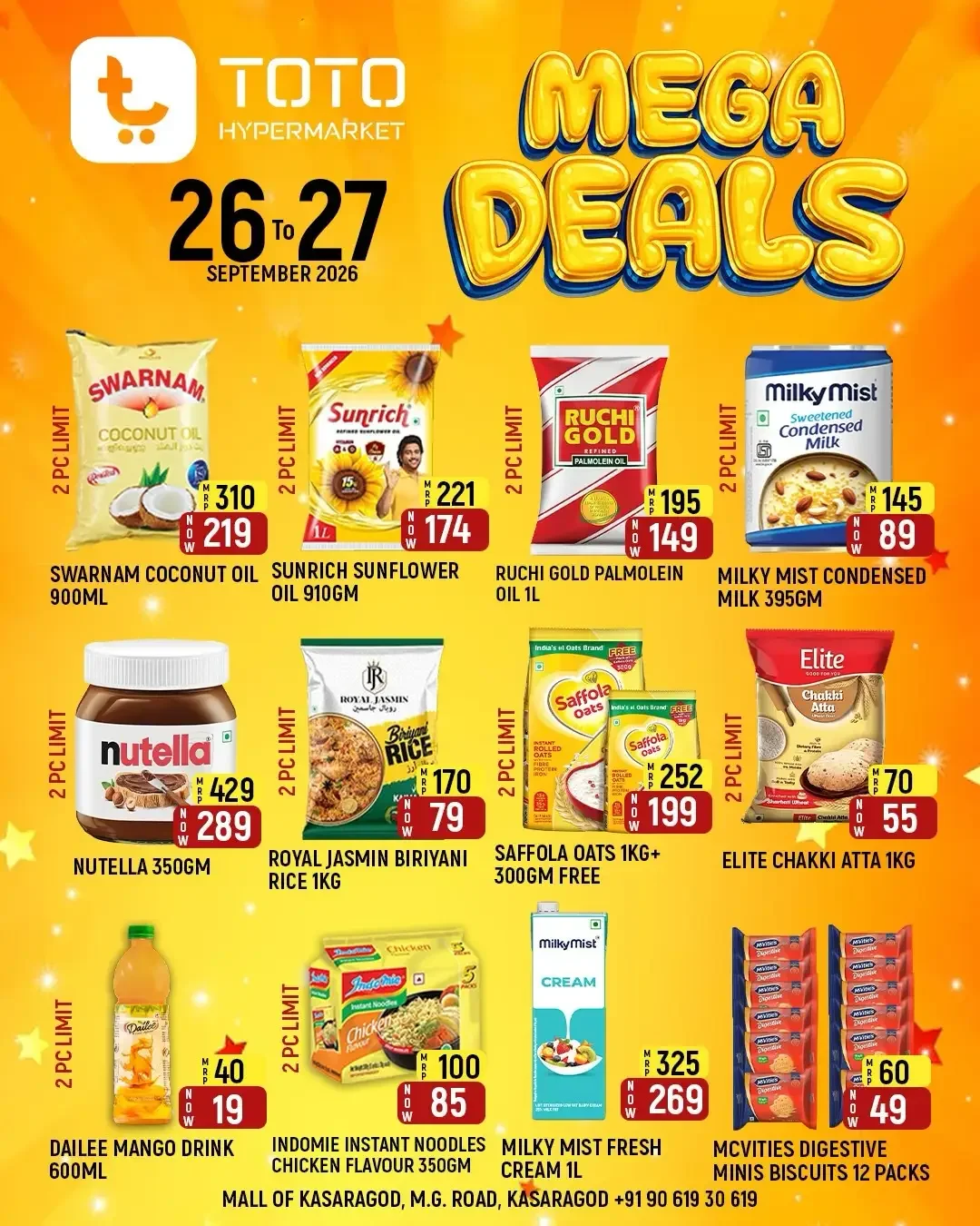 TOTO Hypermarket Kasaragod Just ₹69 Mega Offer page 5