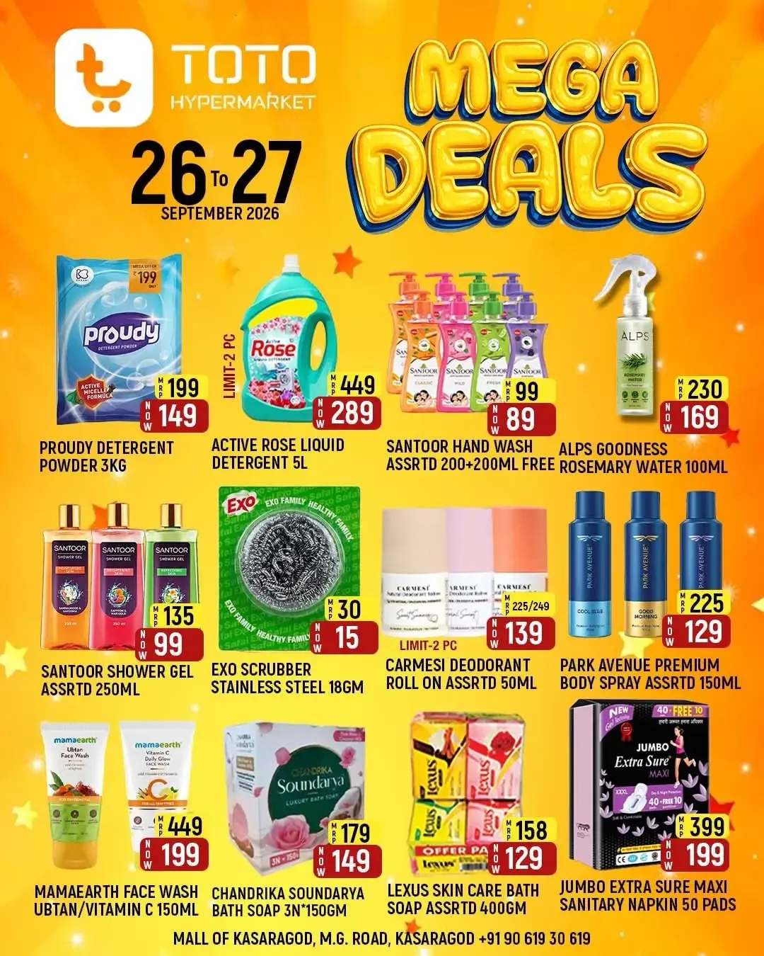 TOTO Hypermarket Kasaragod Just ₹69 Mega Offer page 6