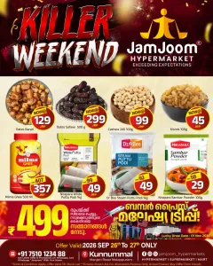 JamJoom Kunnummal Killer Weekend Offers flyer cover