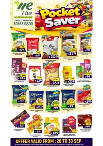 We Five Cheruthuruthy Pocket Saver Offers flyer cover