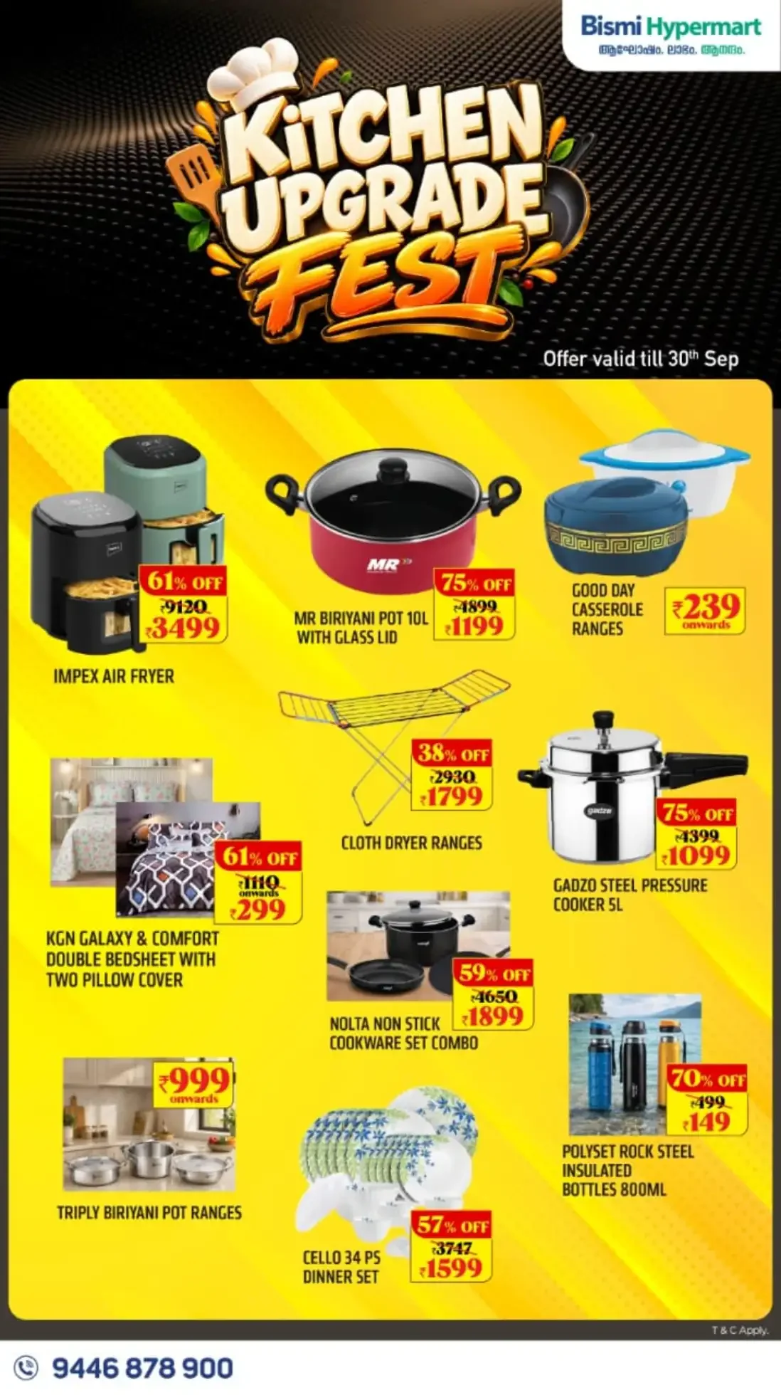 Bismi Hypermart Kitchen Upgrade Fest Deals page 1