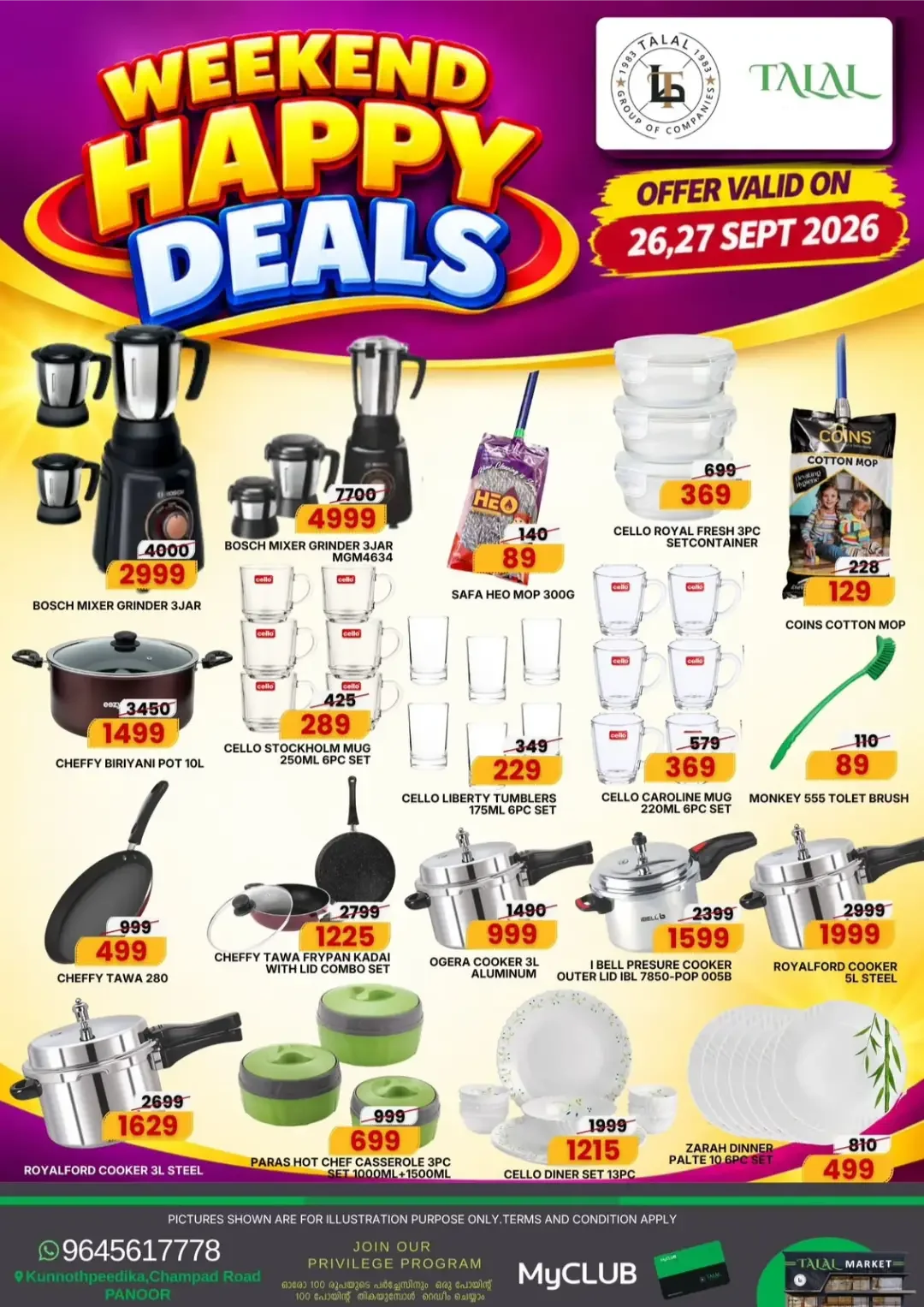 Talal Market Panoor Happy Deals | Offers & Promos page 6
