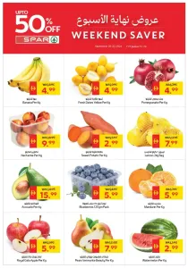 SPAR Weekend Saver Offers Up to 50% Off flyer cover