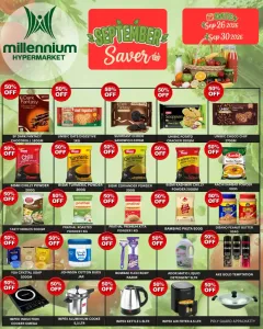 Millennium Hypermarket September Saver Deals flyer cover
