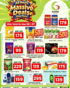 Kunnil Massive Deals | Offers & 48 Hours Sale flyer cover