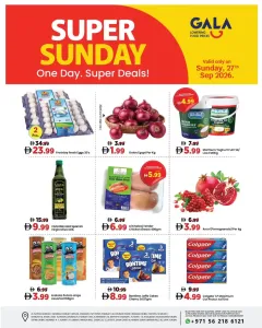 Gala Super Sunday | One Day Super Deals flyer cover