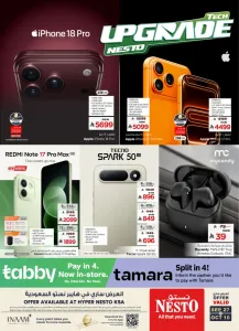 Nesto Tech Upgrade Deals | Offers & Promotions flyer cover