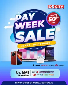 Ecity Pay Week Sale | Electronics Offers & Deals flyer cover
