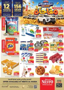 Nesto Al Hasa Car & Gold Coins Surprise | Offers flyer cover