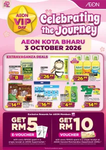 AEON Kota Bharu | Latest Promotions & Catalogue flyer cover
