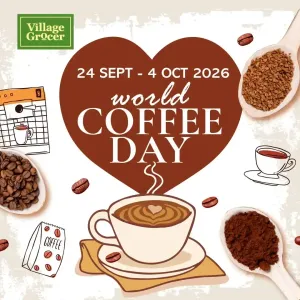 Village Grocer | World Coffee Day Offers & Discounts flyer cover