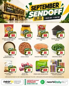 September sendoff flyer cover